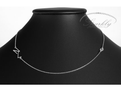 Jemný a výrazný personalizovaný náhrdelník s emocí