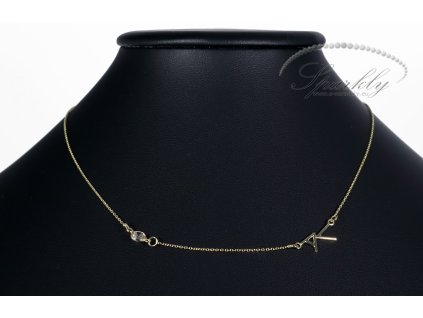 Personalizovaný zlatý náhrdelník s písmeny