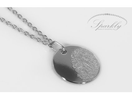 Elegantní personalizovaný náhrdelník s otiskem