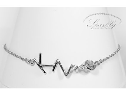 Elegantní dámský náramek se dvěma iniciály