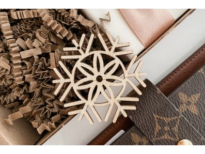 Set 5 ks vánočních ozdob - Ledová vločka