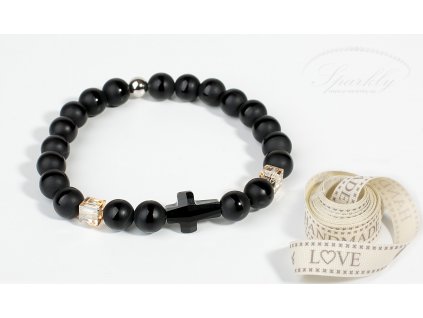 Náramek Belief s křížkem Swarovski Elements