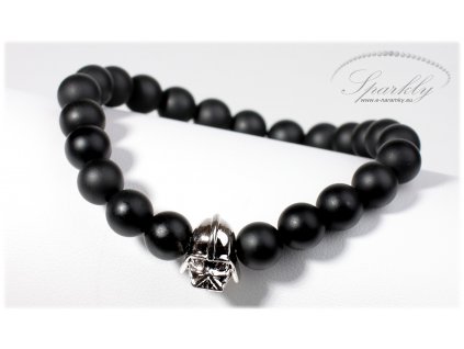 Černý náramek Darth Vader