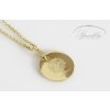 Ručně vyráběný personalizovaný zlatý řetízek pro ženy