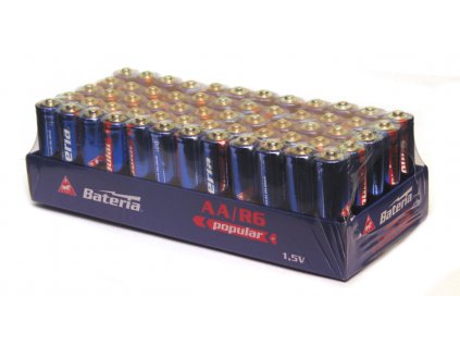 Tužkové baterie AA Popular Bateria 60ks Velké balení