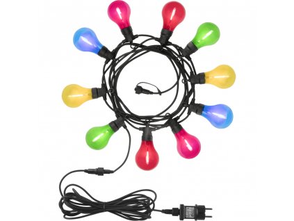 Párty řetěz Barevný svítící párty řetěz LED