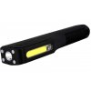 Pracovní svítilna do ruky 3W COB + 1W LED