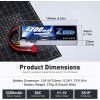 Zeee Akumulator Lipo 11 1V 3200mAh 50C T pro RC