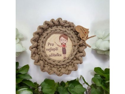 Podtácek "Pro nejlepší učitelku"