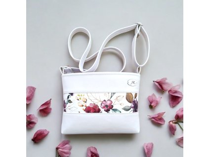 Kabelka mini crossbody bílá