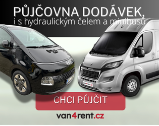 Banner půjčova dodávek