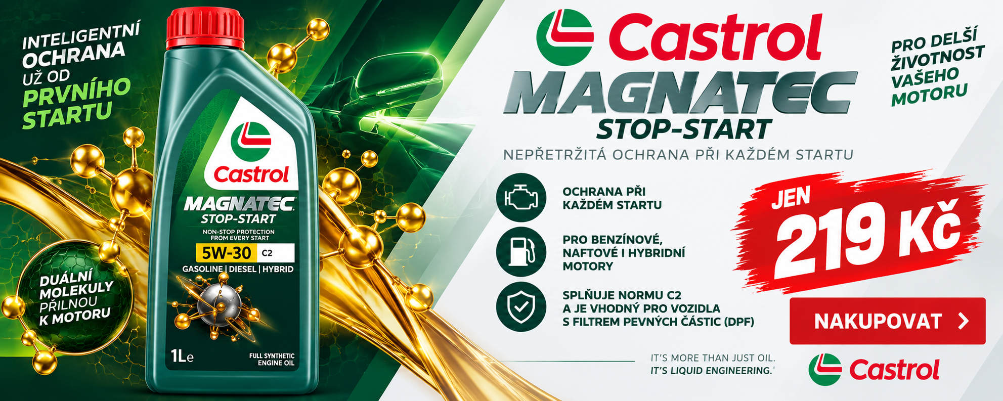 Castrol Magnatec Stop Start C2 5W30 PC