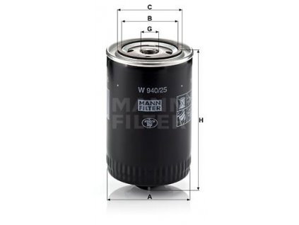 MANN-FILTER W 940/25 1 ks