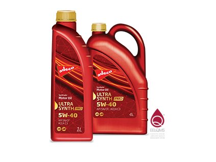 engine oil adeco ultra synth pro sae 5w 40