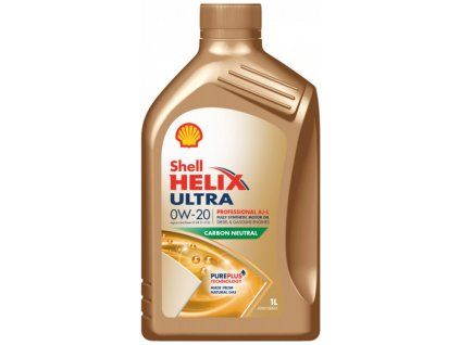 shell helix ultra professional aj l 0w 20 1 l