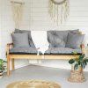 Polštáře na zahradní nábytek s opěrkou