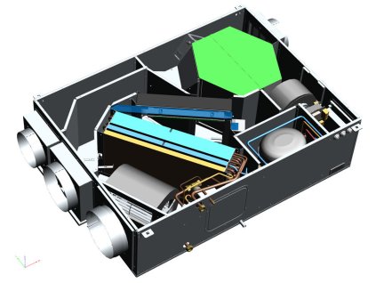Rekuperační jednotka DEUCLIMA-VMC 500S s kompresorem