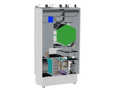 Rekuperační jednotka DEUCLIMA-VMC 300V s kompresorem