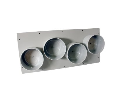 7740009008 PIASTRA 4XD90 PER BOX DI DISTRIBUZIONE SMALL 2