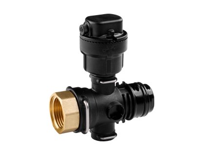 Ukončovací set bez kulových ventilů, 2x aut. odvzd. ventilů, 2x vypoust. ventil, pár kompozitní / plastový