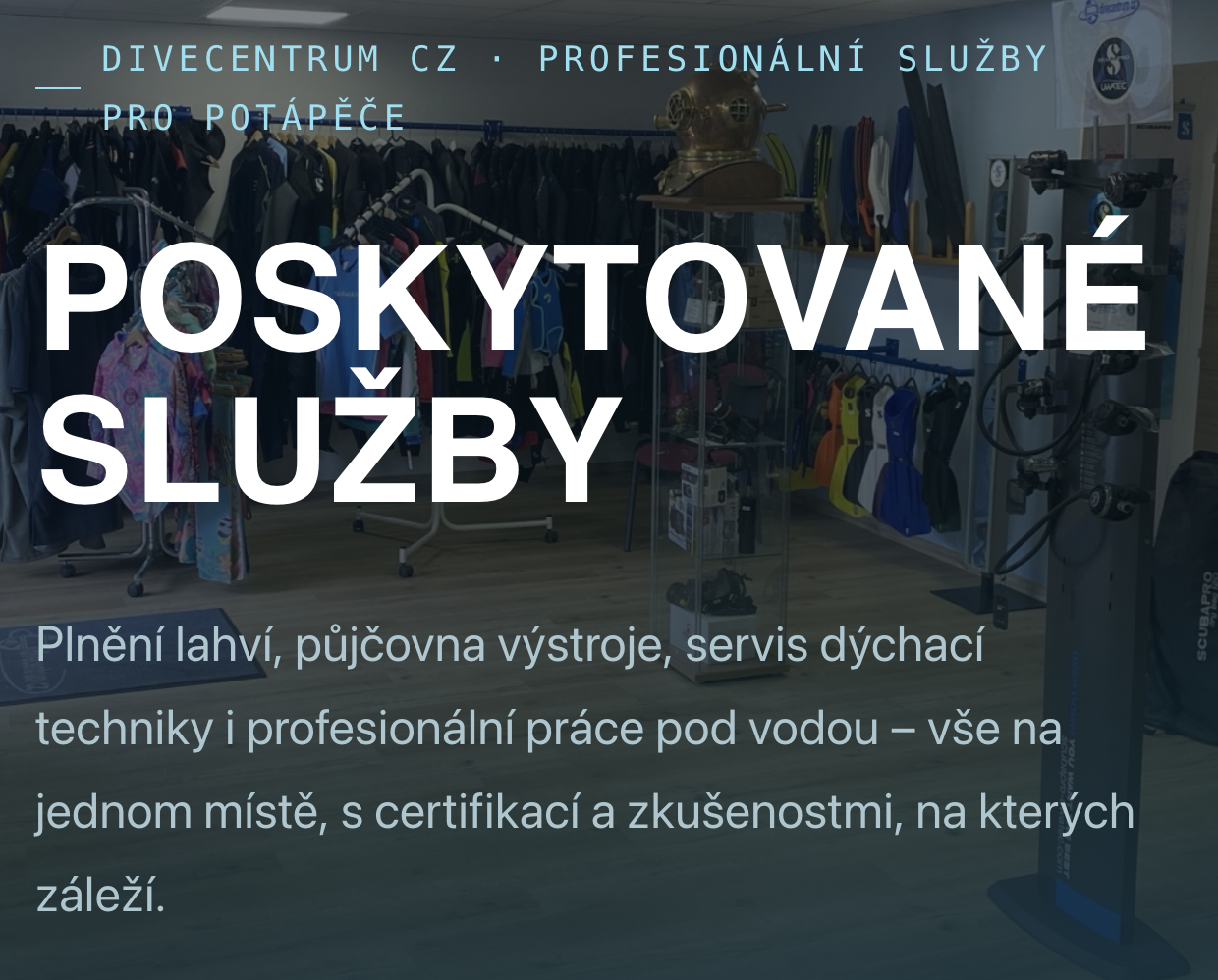 Poskytované služby