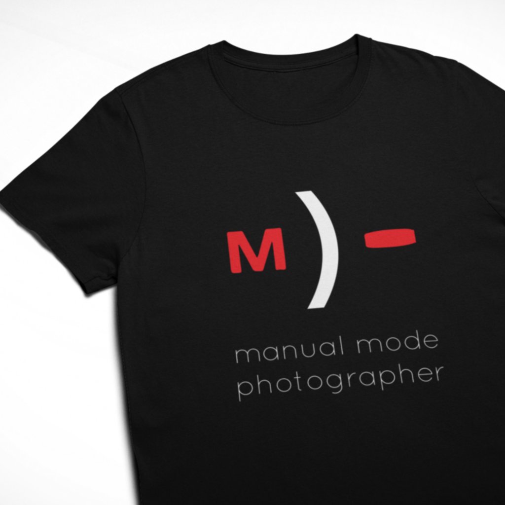 Tričko pro fotografy Manual mode photographer