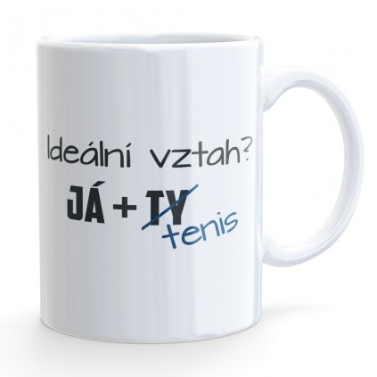 hrnecek bile mockup idealni vztah tenis