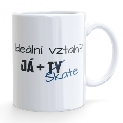 hrnecek bile mockup idealni vztah skate