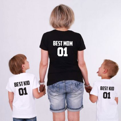 Set Best Mom 01 & Best kid 01 (cena za obě trička)