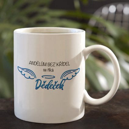 Hrneček Andělé bez křídel-dědeček Pure