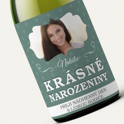 Krásné narozeniny zelená etike