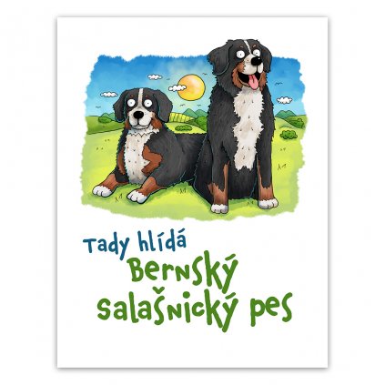 desticky mockup bernsky salasnicky pes