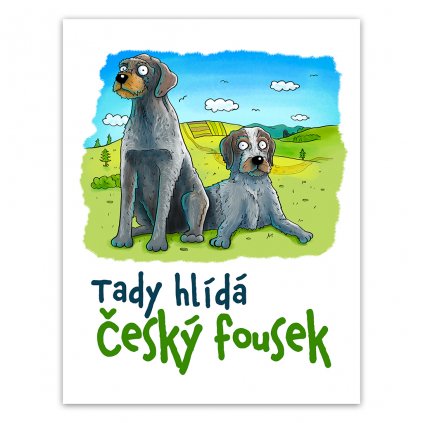 desticky mockup cesky fousek