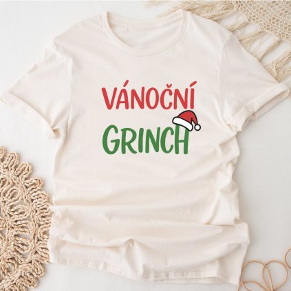 Pánské/Dámské tričko – Vánoční Grinch