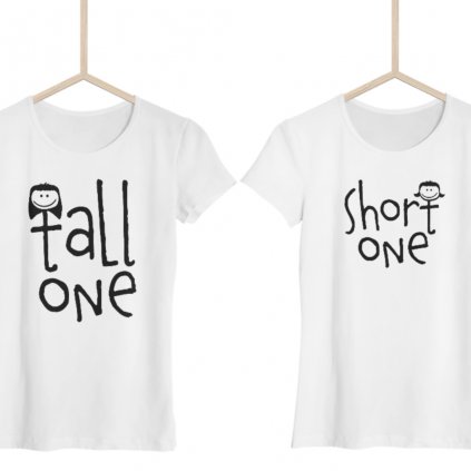 Short One & Tall One (set dvou dámských triček)