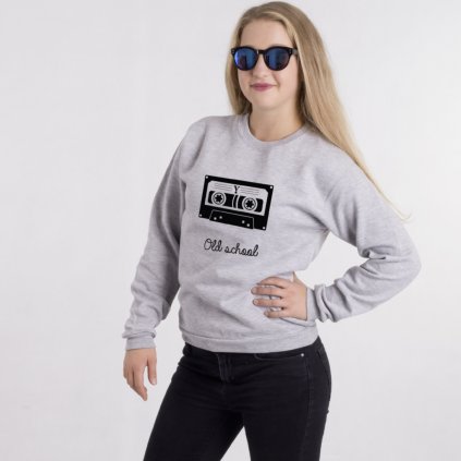 Mikina bez kapuce Old School