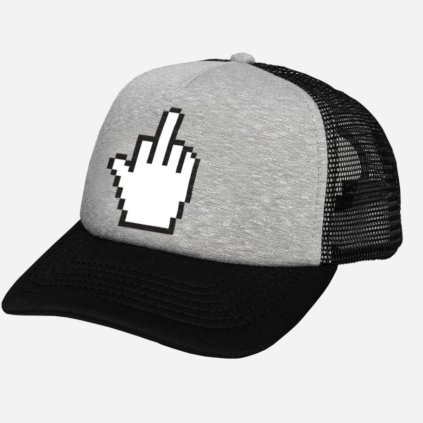 Kšiltovka FuckYou Trucker Grey