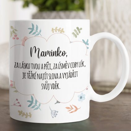 maminko, za tvou lasku