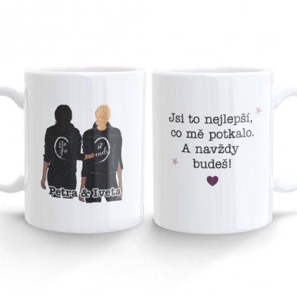 Hrneček best friends (vlastní potisk)