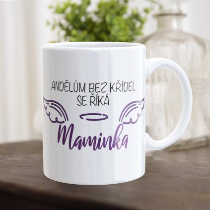 Hrneček Andělé bez křídel-maminka pure