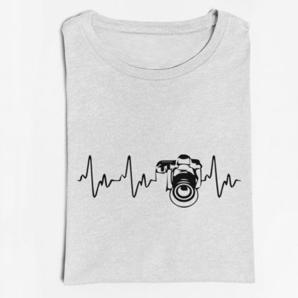 Pánské/Dámské tričko EKG křivka fotoaparát