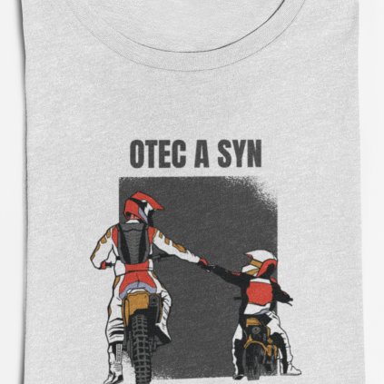 Pánské tričko Otec a syn (motorky)