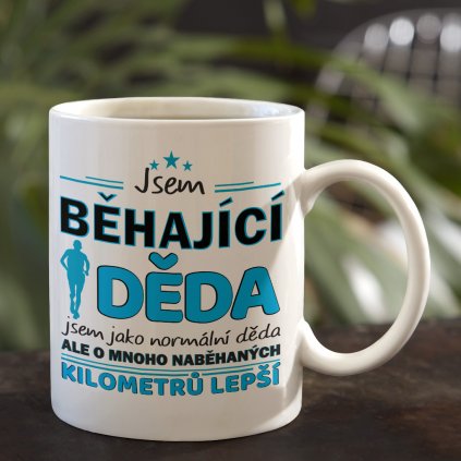 běhající děda