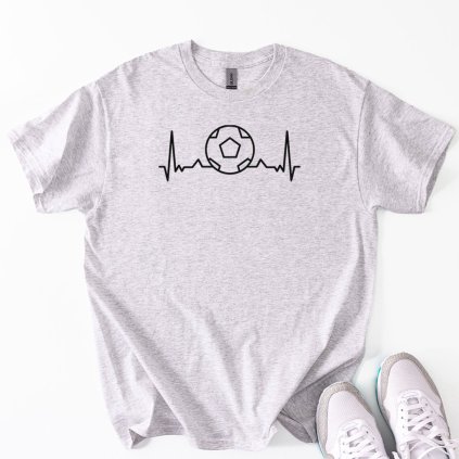 EKG křivka fotbal grey original