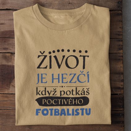 život je hezčí fotbalista písek