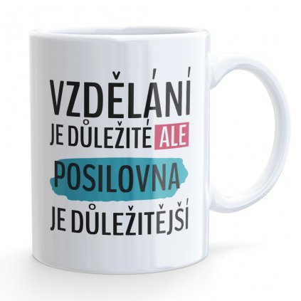 hrnecek bile mockup vzdelani posilovna