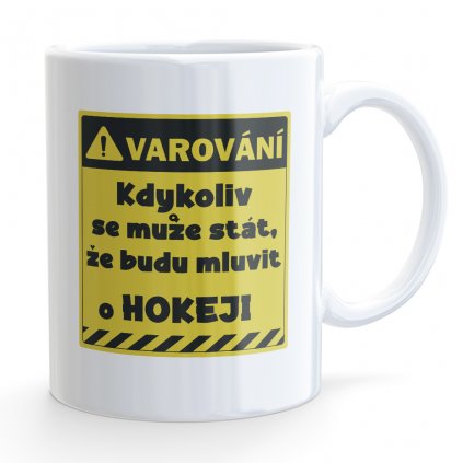 hrnecek bile mockup varovani hokej