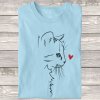 tshirt romantic blue