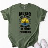 Music is the Answer to Your Problems 01 khaki original