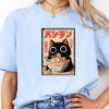 liyue4461 T shirt design featuring a cute black cat eating rame 5d2b1134 1479 48a4 9ed4 04d16b9fe9a0 blue original
